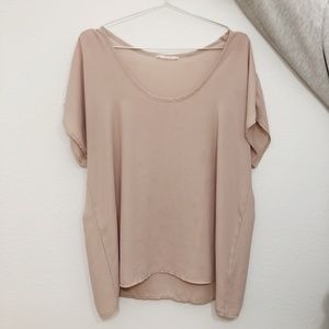 Lush | Nude Scoop Blouse [Medium]